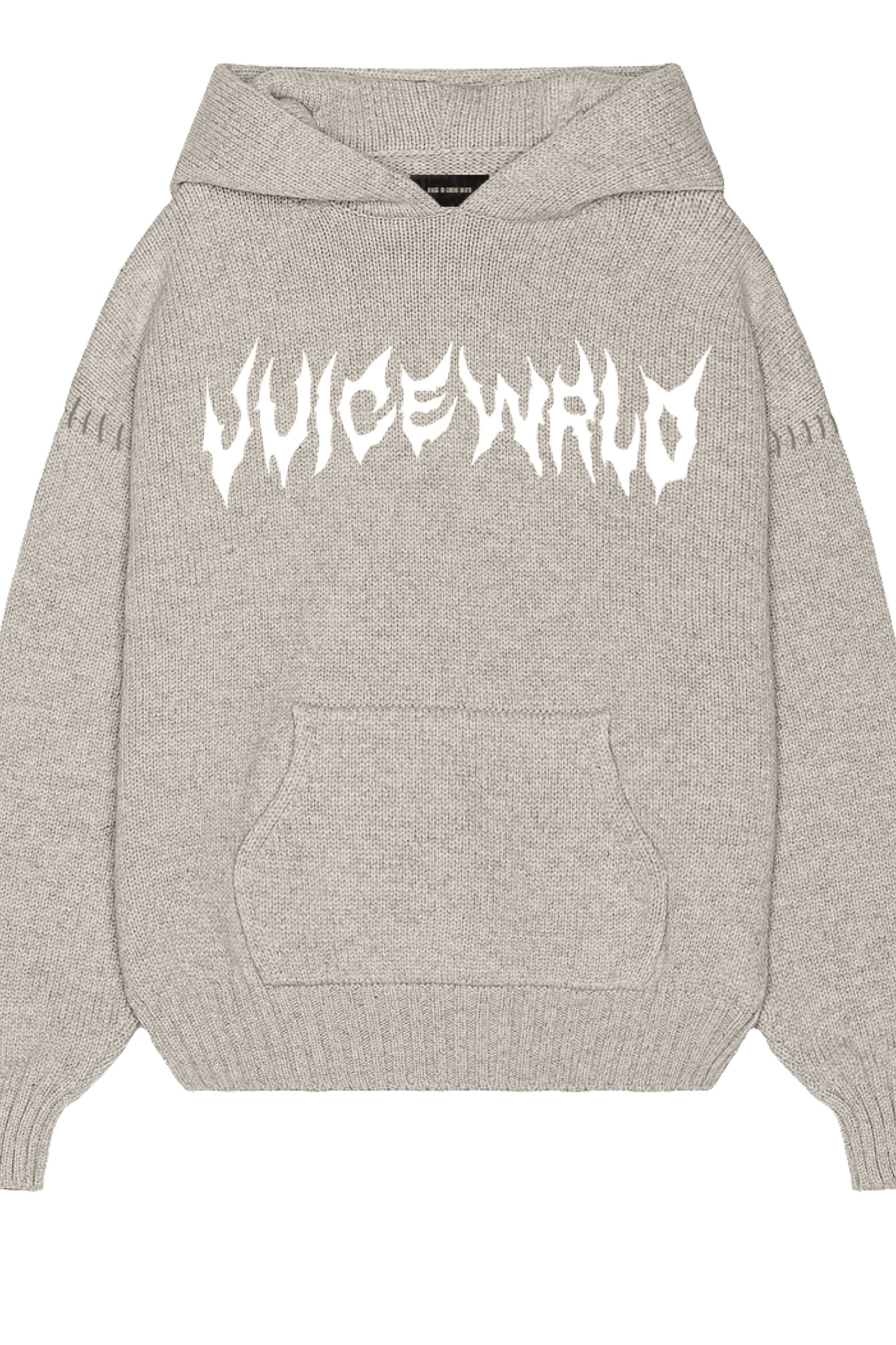 5 GAUGE KNIT HOODIE - 5 GAUGE KNIT HOODIE - ROSE IN GOOD FAITH