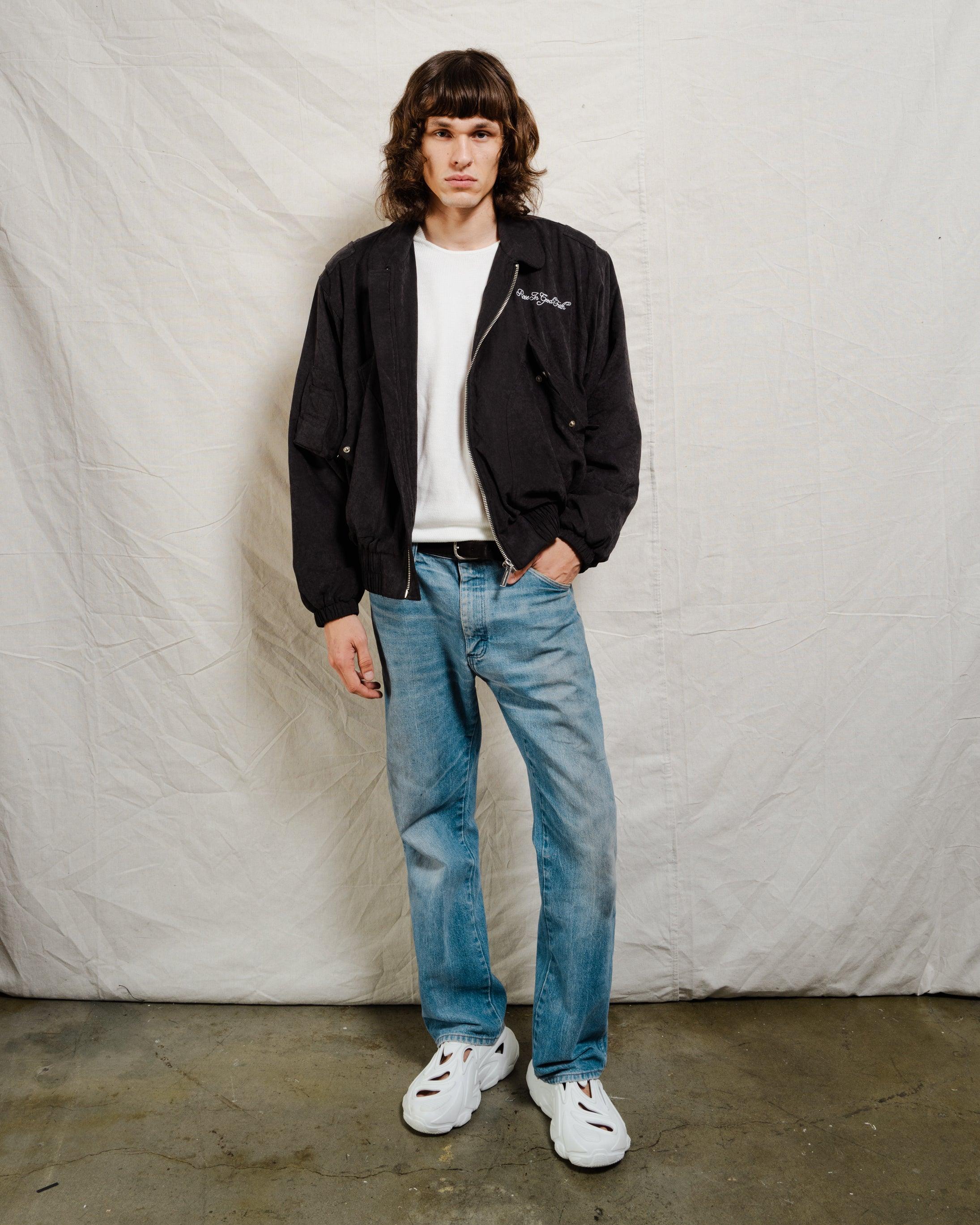 SUEDED FLIGHT JACKET - SUEDED FLIGHT JACKET - ROSE IN GOOD FAITH