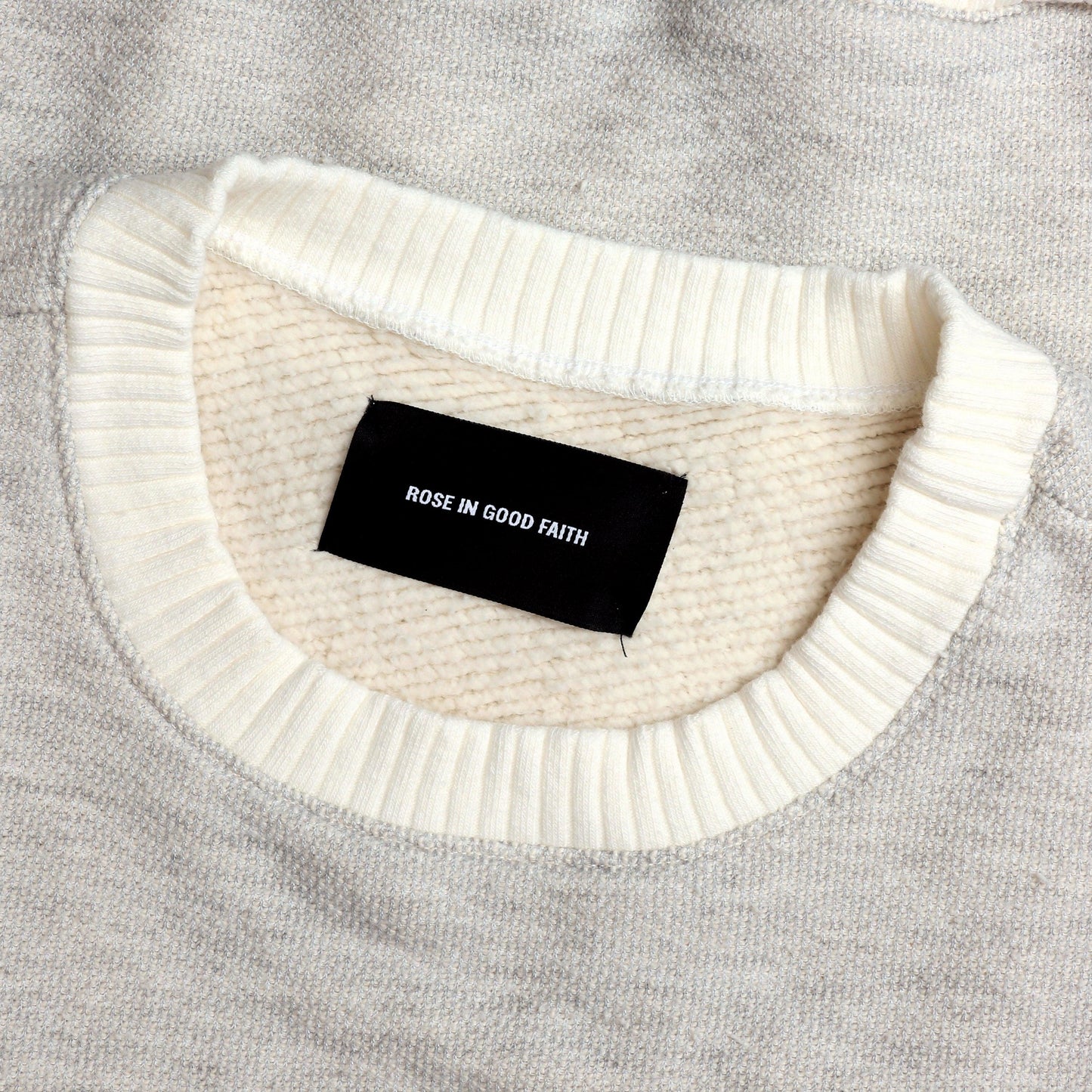MONSTER TERRY CREWNECK - MONSTER TERRY CREWNECK - ROSE IN GOOD FAITH