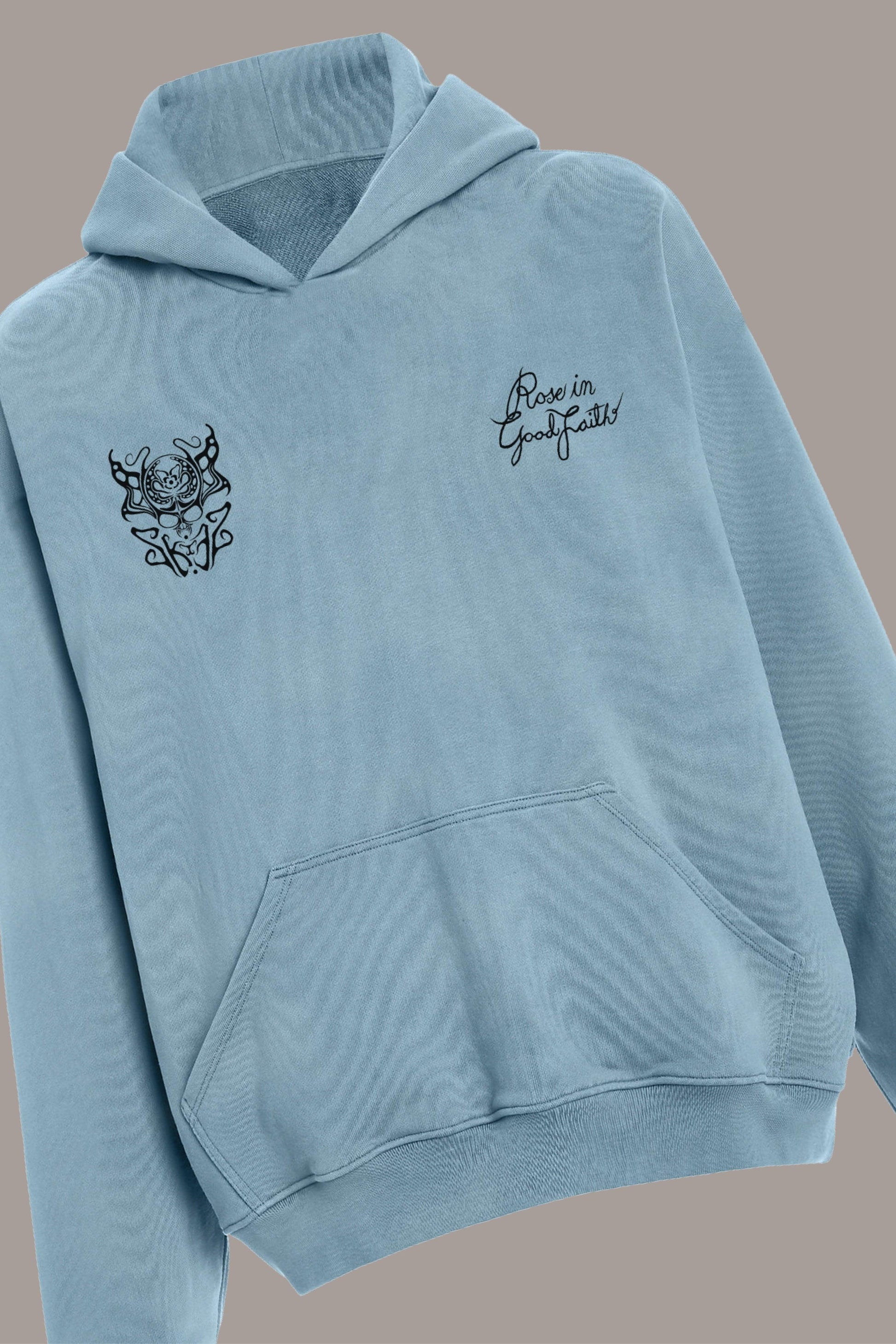 AZURE HOODIE - AZURE HOODIE - ROSE IN GOOD FAITH