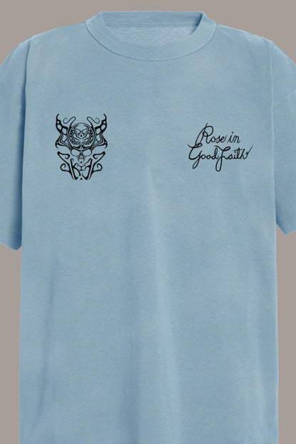 AZURE TEE - AZURE TEE - ROSE IN GOOD FAITH