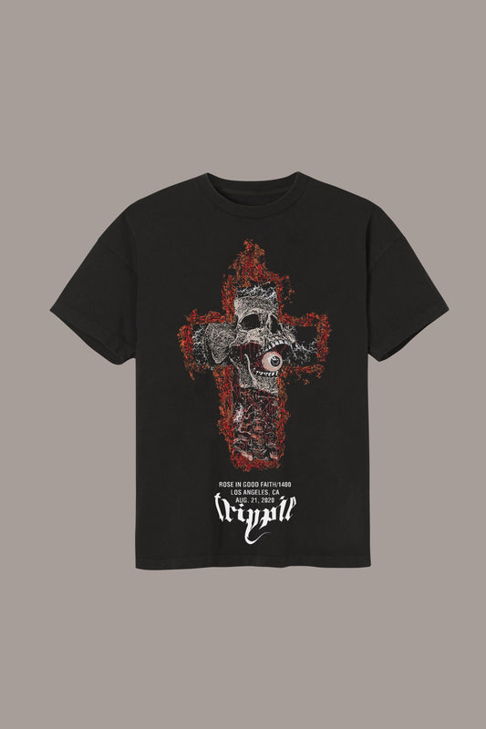 BETWEEN WORLDS TEE - BETWEEN WORLDS TEE - ROSE IN GOOD FAITH