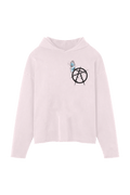 BLACK WATER RAW HOODIE PINK - BLACK WATER RAW HOODIE PINK - ROSE IN GOOD FAITH