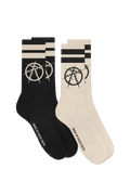BLACK WATER SOCK 2 PACK - BLACK WATER SOCK 2 PACK - ROSE IN GOOD FAITH