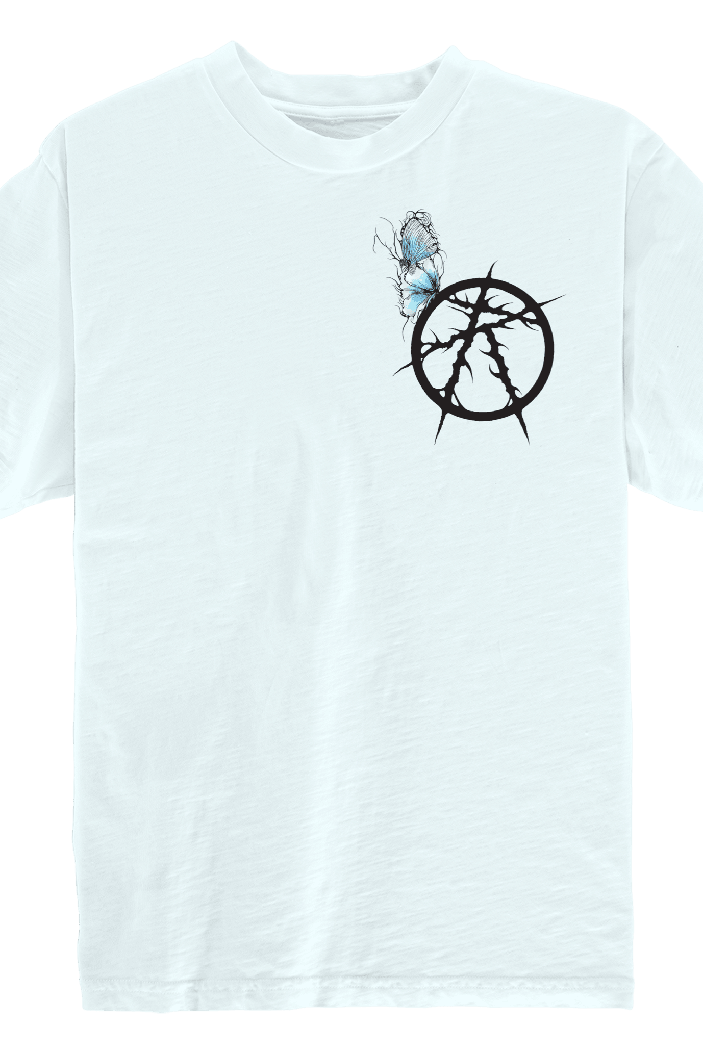 BLACK WATER TEE BLUE - BLACK WATER TEE BLUE - ROSE IN GOOD FAITH
