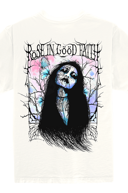 BLACK WATER TEE CLOUD DANCER - BLACK WATER TEE CLOUD DANCER - ROSE IN GOOD FAITH