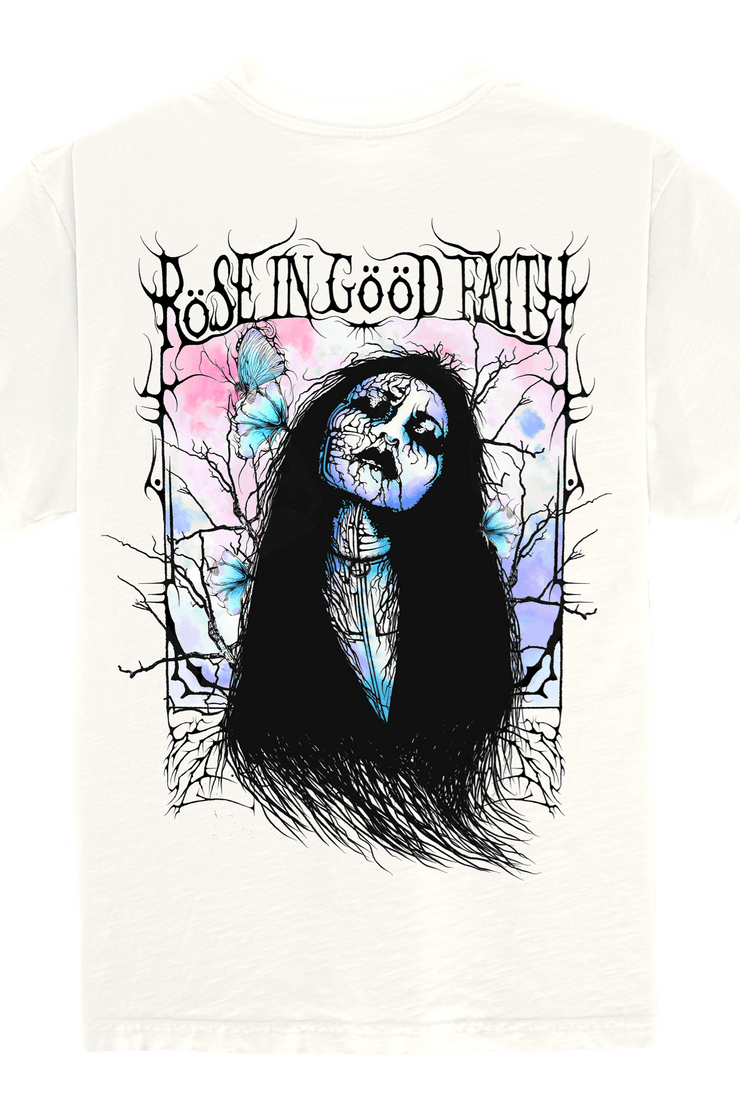 BLACK WATER TEE CLOUD DANCER - BLACK WATER TEE CLOUD DANCER - ROSE IN GOOD FAITH