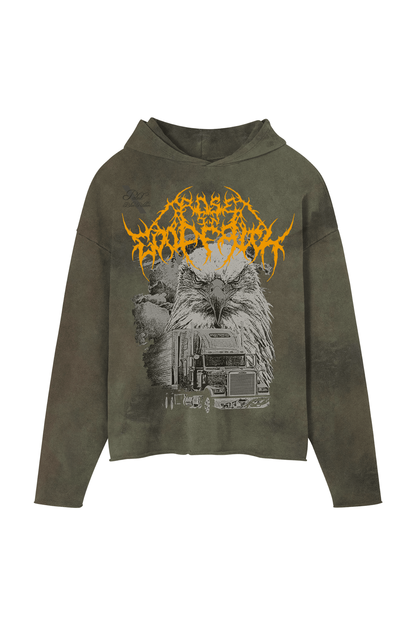 CAMO RAW HOODIE - CAMO RAW HOODIE - ROSE IN GOOD FAITH