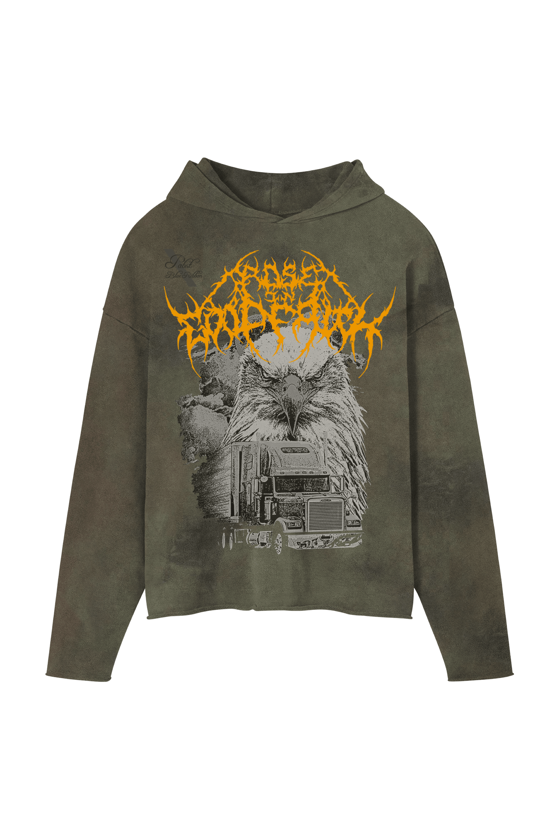 CAMO RAW HOODIE - CAMO RAW HOODIE - ROSE IN GOOD FAITH