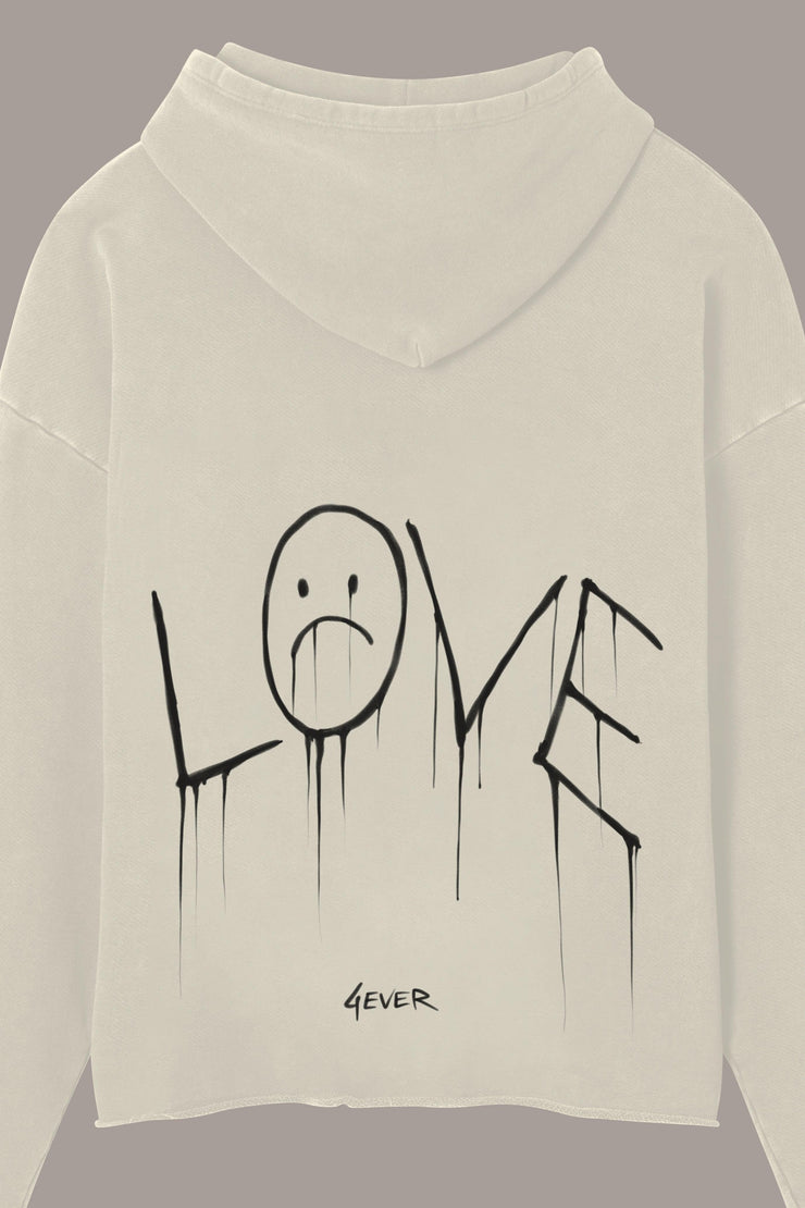 CRYBABY RAW HOODIE - CRYBABY RAW HOODIE - ROSE IN GOOD FAITH