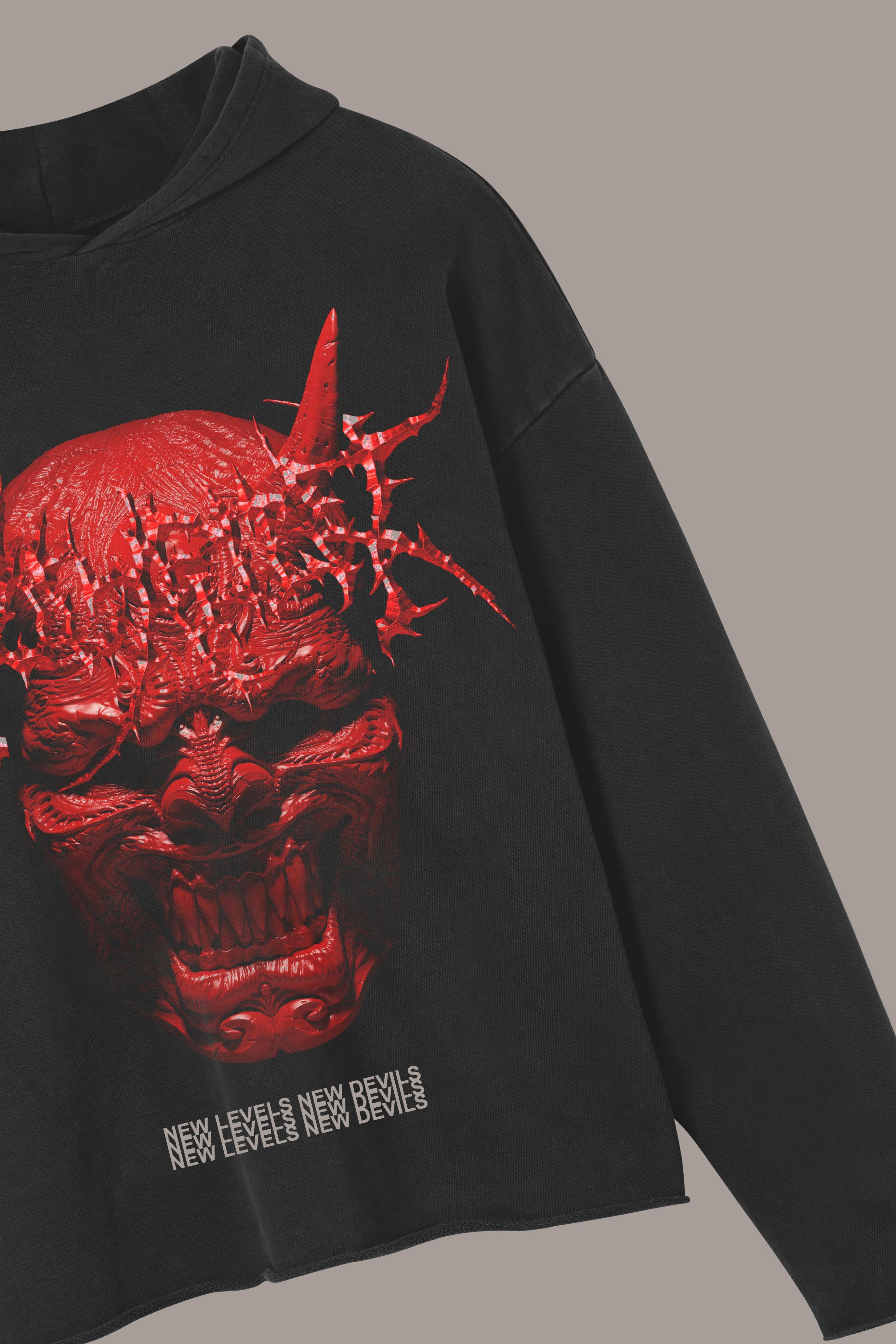 DEMON RAW HOODIE - DEMON RAW HOODIE - ROSE IN GOOD FAITH