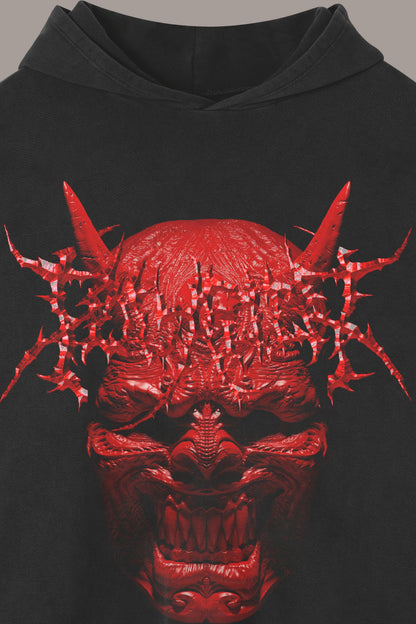 DEMON RAW HOODIE - DEMON RAW HOODIE - ROSE IN GOOD FAITH