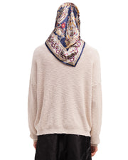 DESTROYED CREAME KNIT MEN - DESTROYED CREAME KNIT MEN - ROSE IN GOOD FAITH