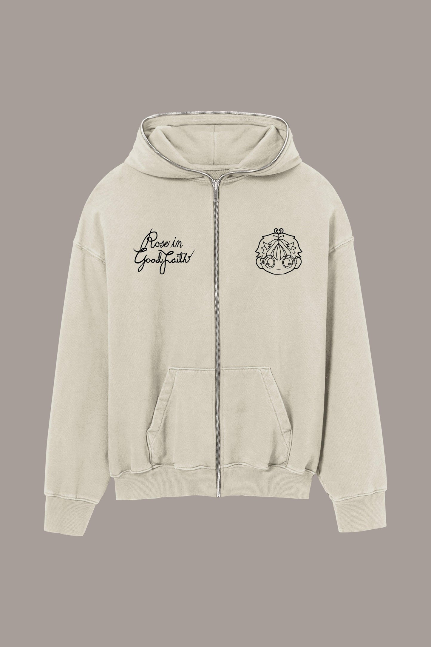 DO YOU LOVE ME ZIP HOODIE - DO YOU LOVE ME ZIP HOODIE - ROSE IN GOOD FAITH