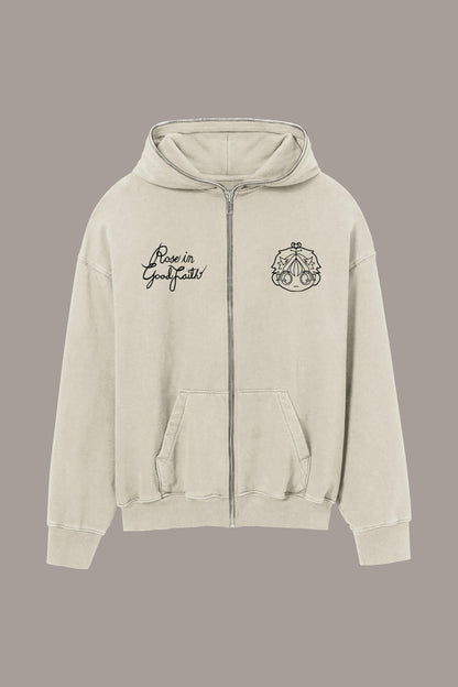 DO YOU LOVE ME ZIP HOODIE - DO YOU LOVE ME ZIP HOODIE - ROSE IN GOOD FAITH