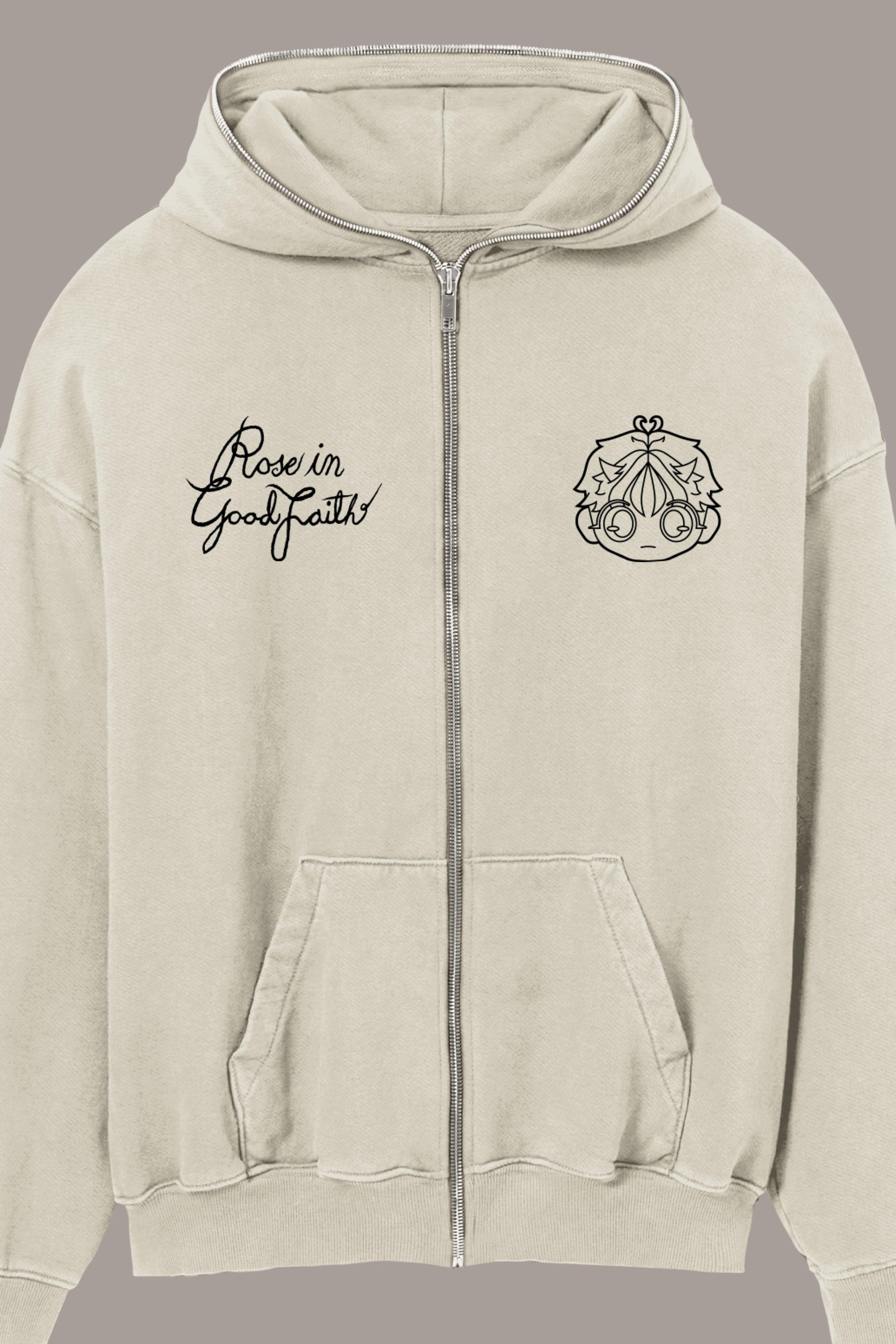 DO YOU LOVE ME ZIP HOODIE - DO YOU LOVE ME ZIP HOODIE - ROSE IN GOOD FAITH