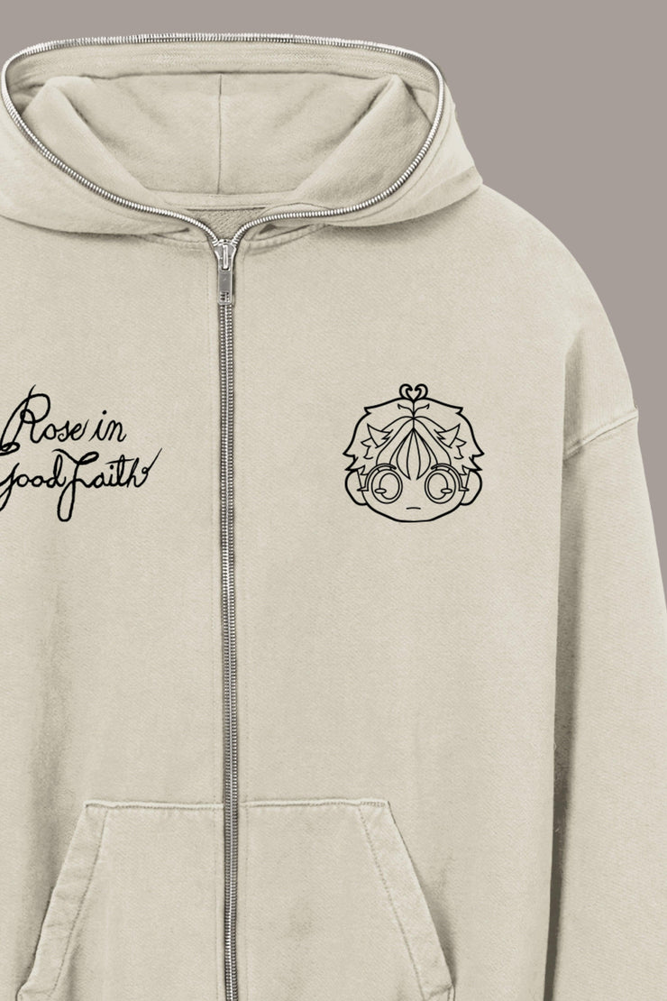 DO YOU LOVE ME ZIP HOODIE - DO YOU LOVE ME ZIP HOODIE - ROSE IN GOOD FAITH