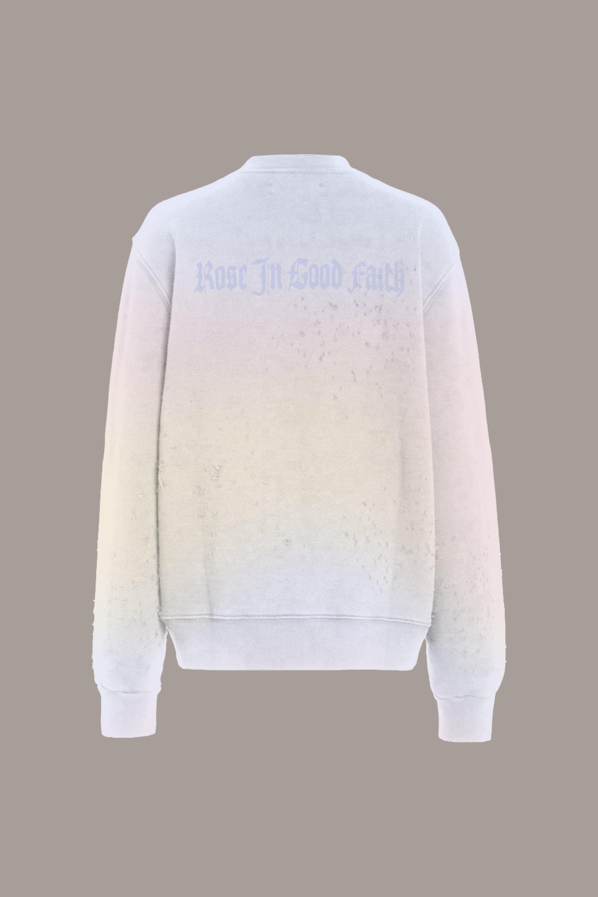 EVERYDAY THRASHER CREWNECK - EVERYDAY THRASHER CREWNECK - ROSE IN GOOD FAITH