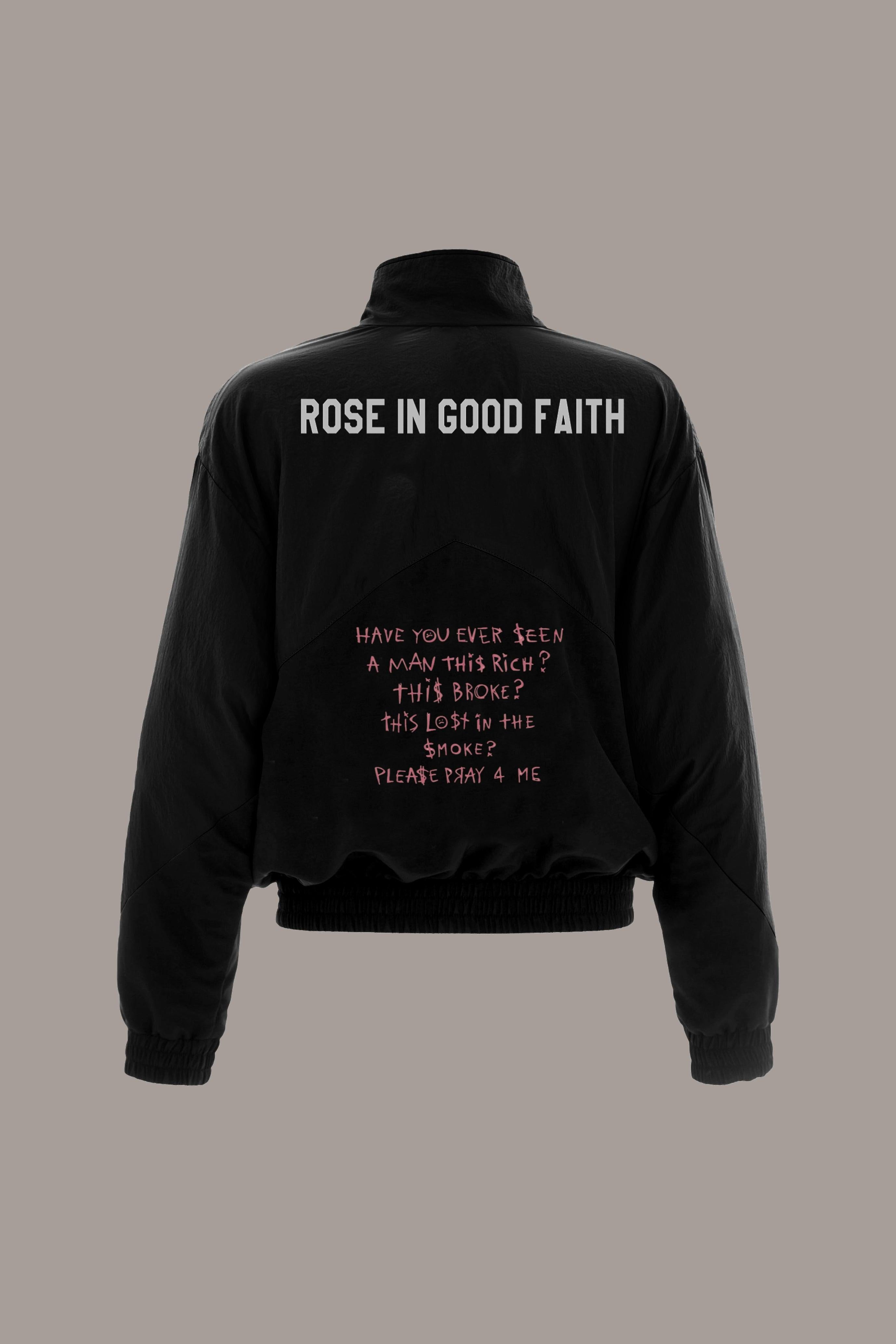GIMME TIME TRACK JACKET - GIMME TIME TRACK JACKET - ROSE IN GOOD FAITH