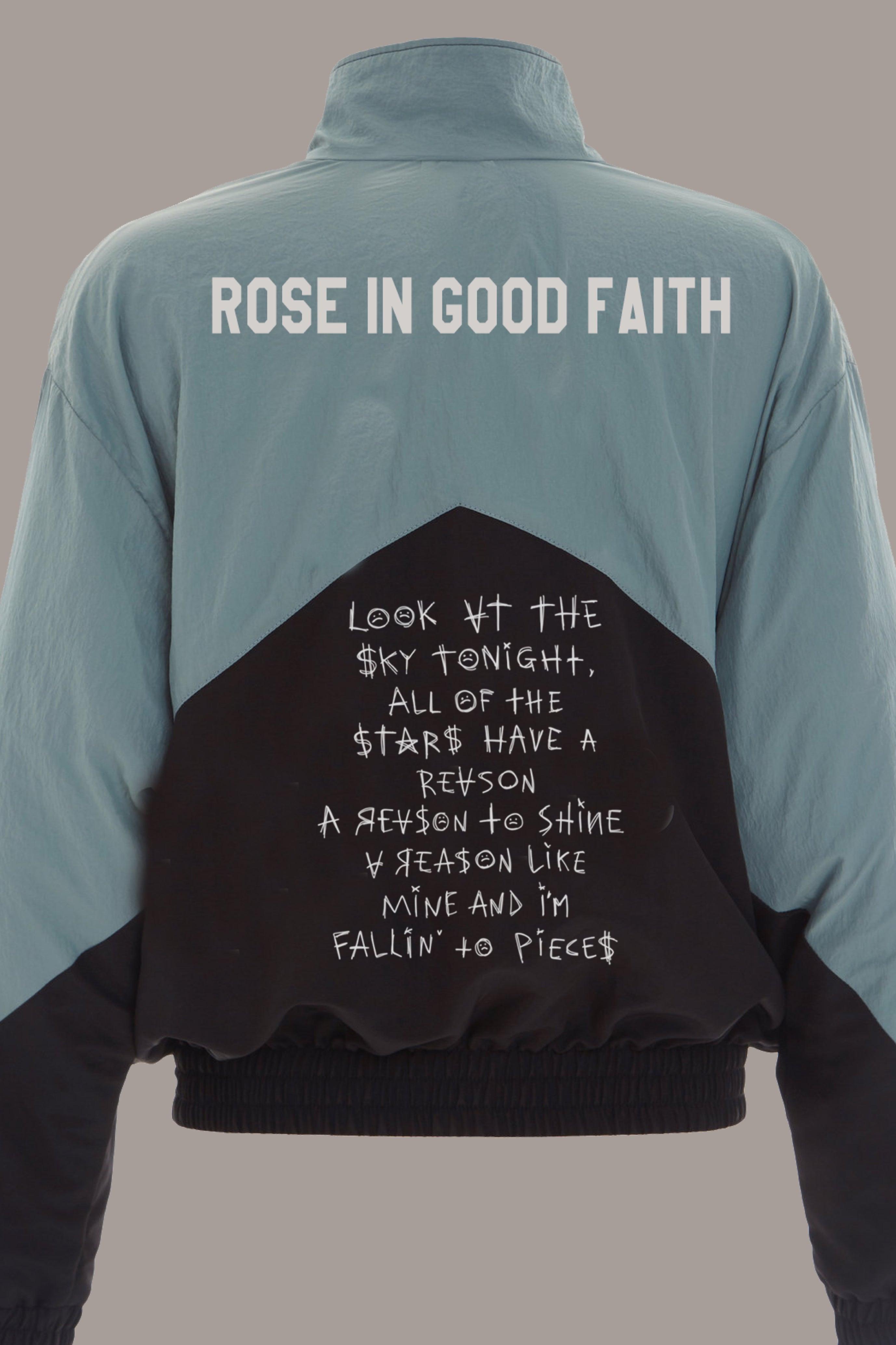 GIMME TIME TRACK JACKET - GIMME TIME TRACK JACKET - ROSE IN GOOD FAITH