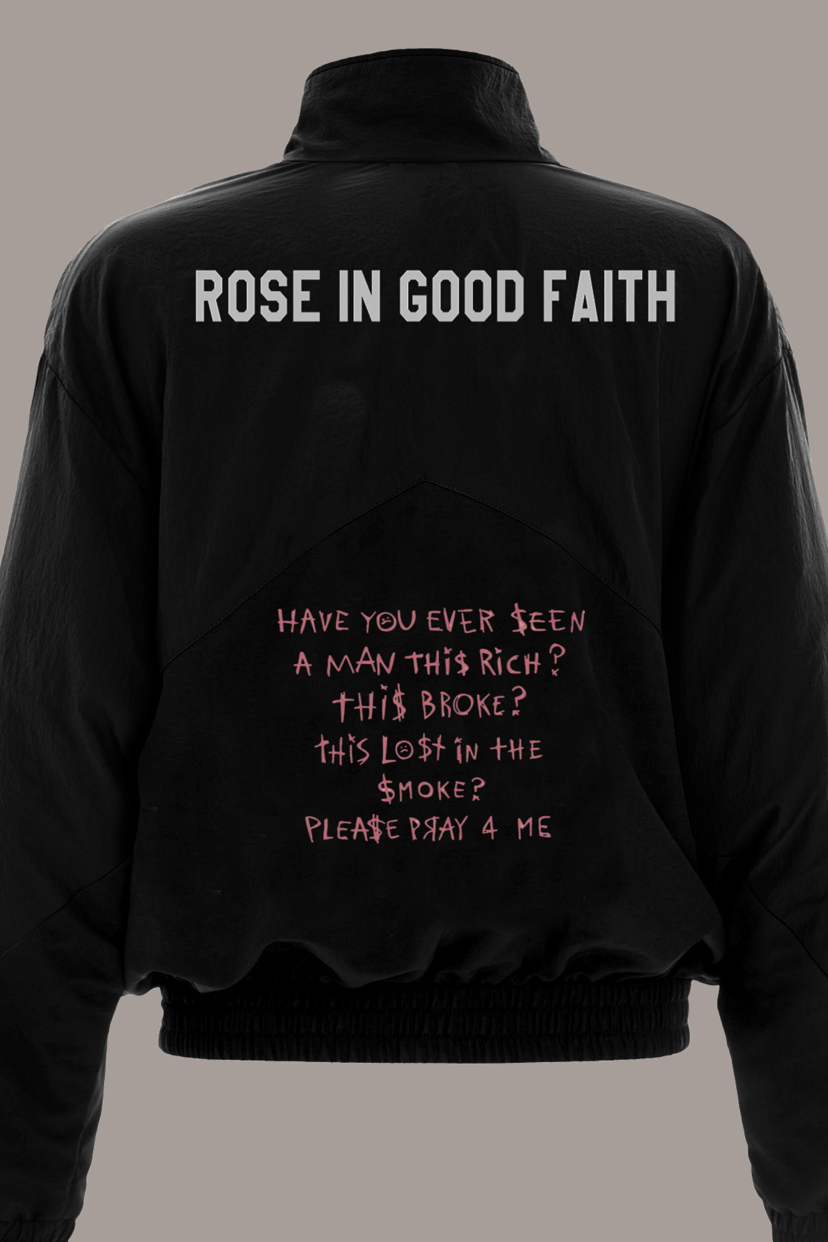 GIMME TIME TRACK JACKET - GIMME TIME TRACK JACKET - ROSE IN GOOD FAITH