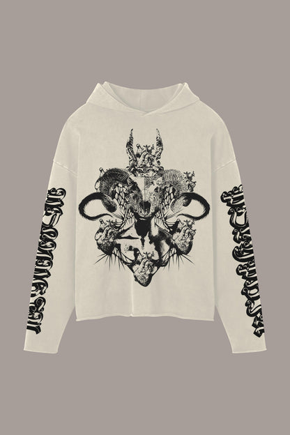 GODDESS RAW HOODIE - GODDESS RAW HOODIE - ROSE IN GOOD FAITH