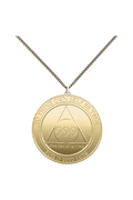 GOLD PENDANT - GOLD PENDANT - ROSE IN GOOD FAITH