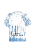 HAND-DYED SHIBORI TEE - HAND-DYED SHIBORI TEE - ROSE IN GOOD FAITH