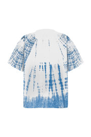 HAND-DYED SHIBORI TEE - HAND-DYED SHIBORI TEE - ROSE IN GOOD FAITH