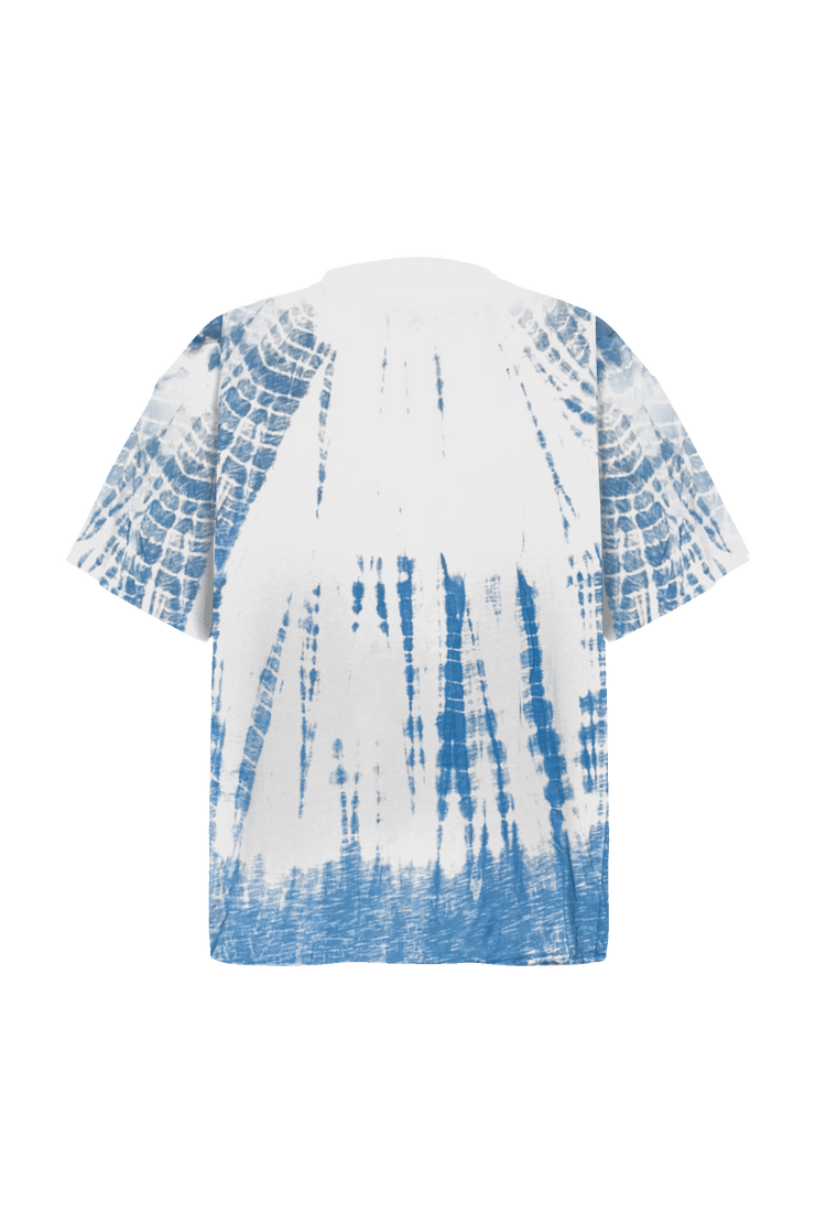 HAND-DYED SHIBORI TEE - HAND-DYED SHIBORI TEE - ROSE IN GOOD FAITH