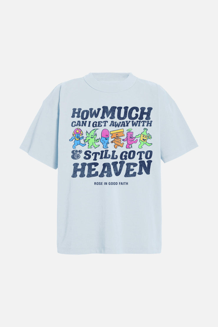 HEAVEN TEE BLUE - HEAVEN TEE BLUE - ROSE IN GOOD FAITH