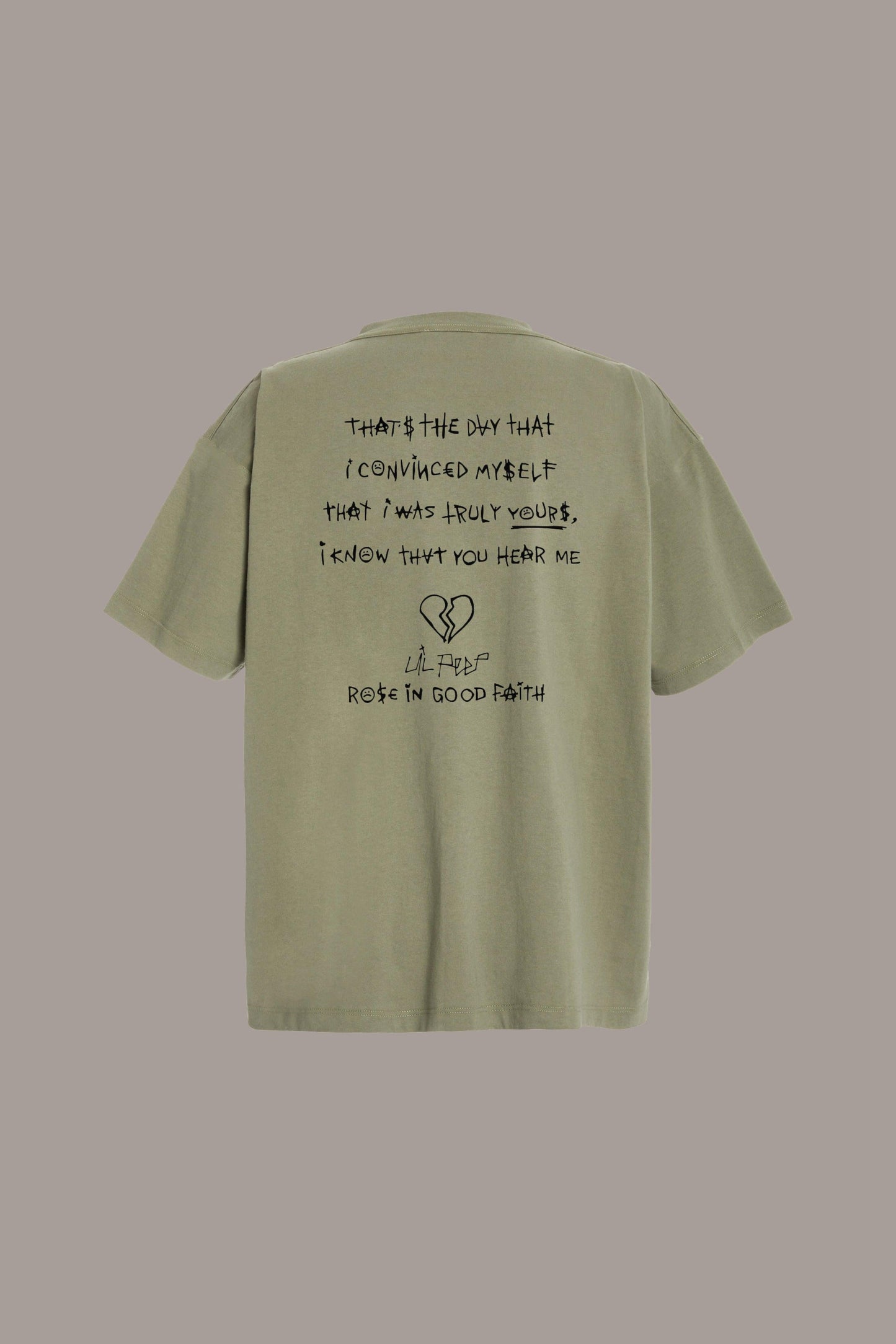 HEAVY BRIGHTSIDE TEE - HEAVY BRIGHTSIDE TEE - ROSE IN GOOD FAITH