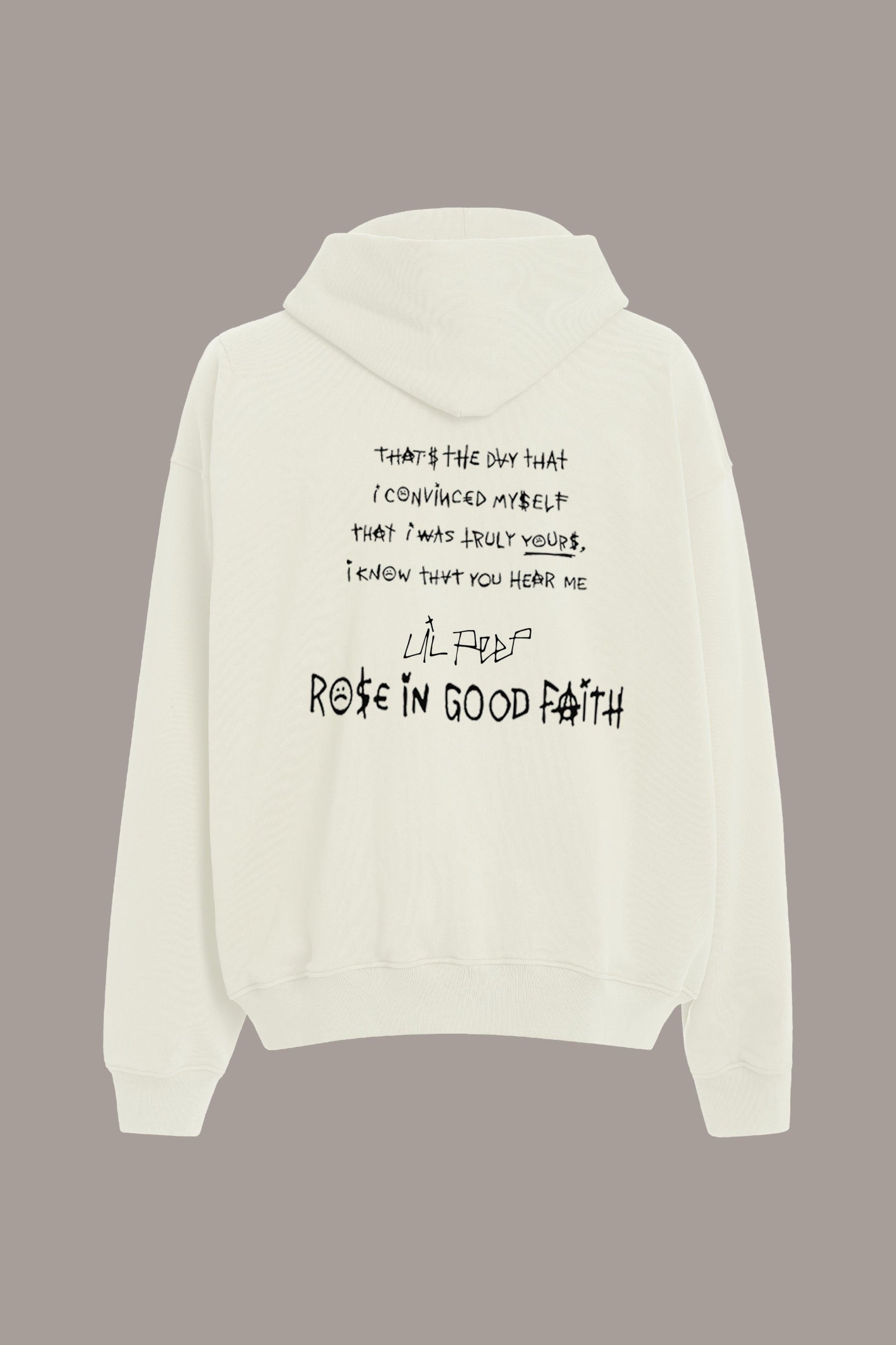 HEAVY LIVE FOREVER HOODIE - HEAVY LIVE FOREVER HOODIE - ROSE IN GOOD FAITH