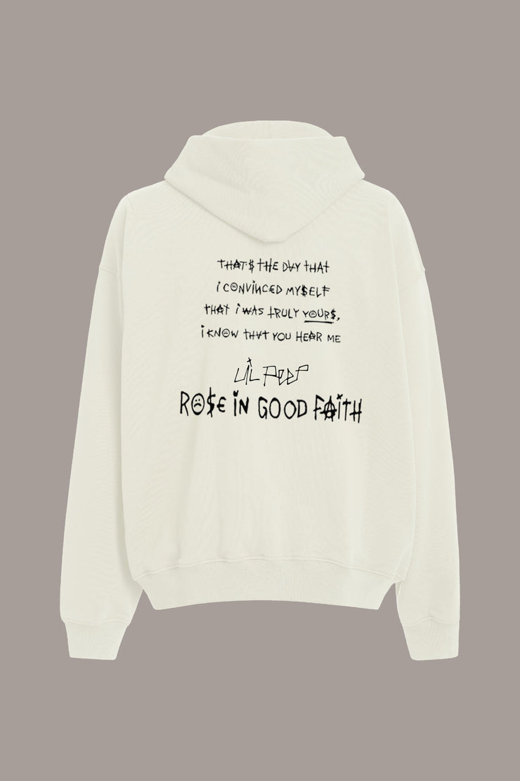HEAVY LIVE FOREVER HOODIE - HEAVY LIVE FOREVER HOODIE - ROSE IN GOOD FAITH