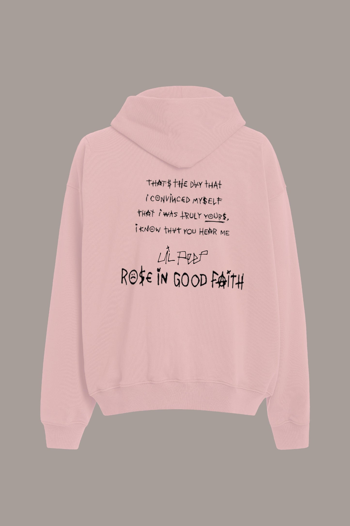 HEAVY LIVE FOREVER HOODIE - HEAVY LIVE FOREVER HOODIE - ROSE IN GOOD FAITH