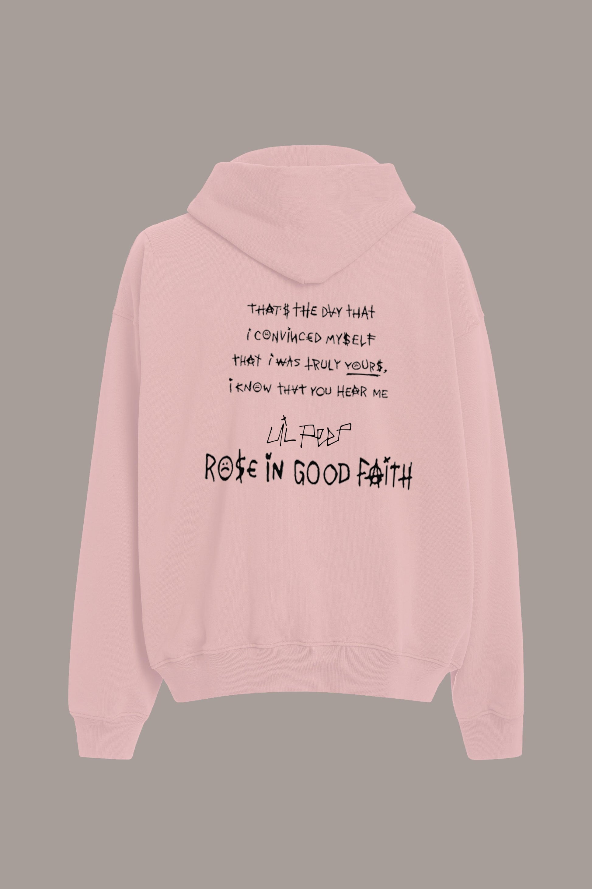 HEAVY LIVE FOREVER HOODIE - HEAVY LIVE FOREVER HOODIE - ROSE IN GOOD FAITH