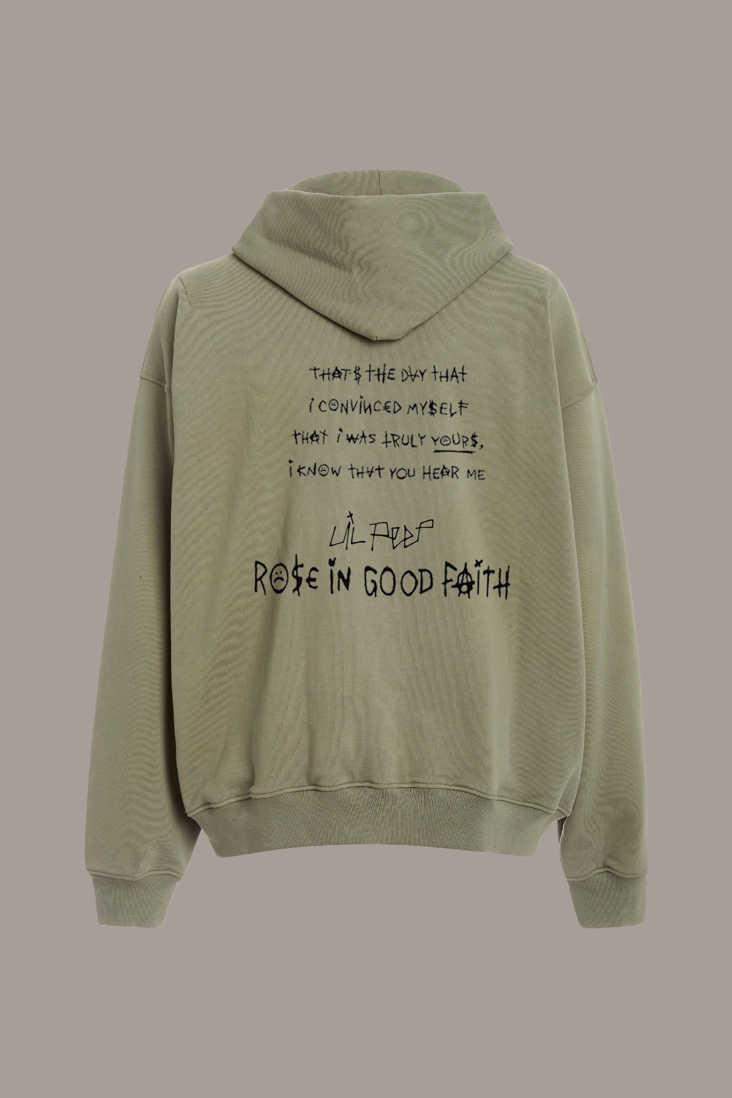 HEAVY LIVE FOREVER HOODIE - HEAVY LIVE FOREVER HOODIE - ROSE IN GOOD FAITH