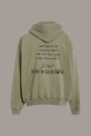 HEAVY LIVE FOREVER HOODIE - HEAVY LIVE FOREVER HOODIE - ROSE IN GOOD FAITH