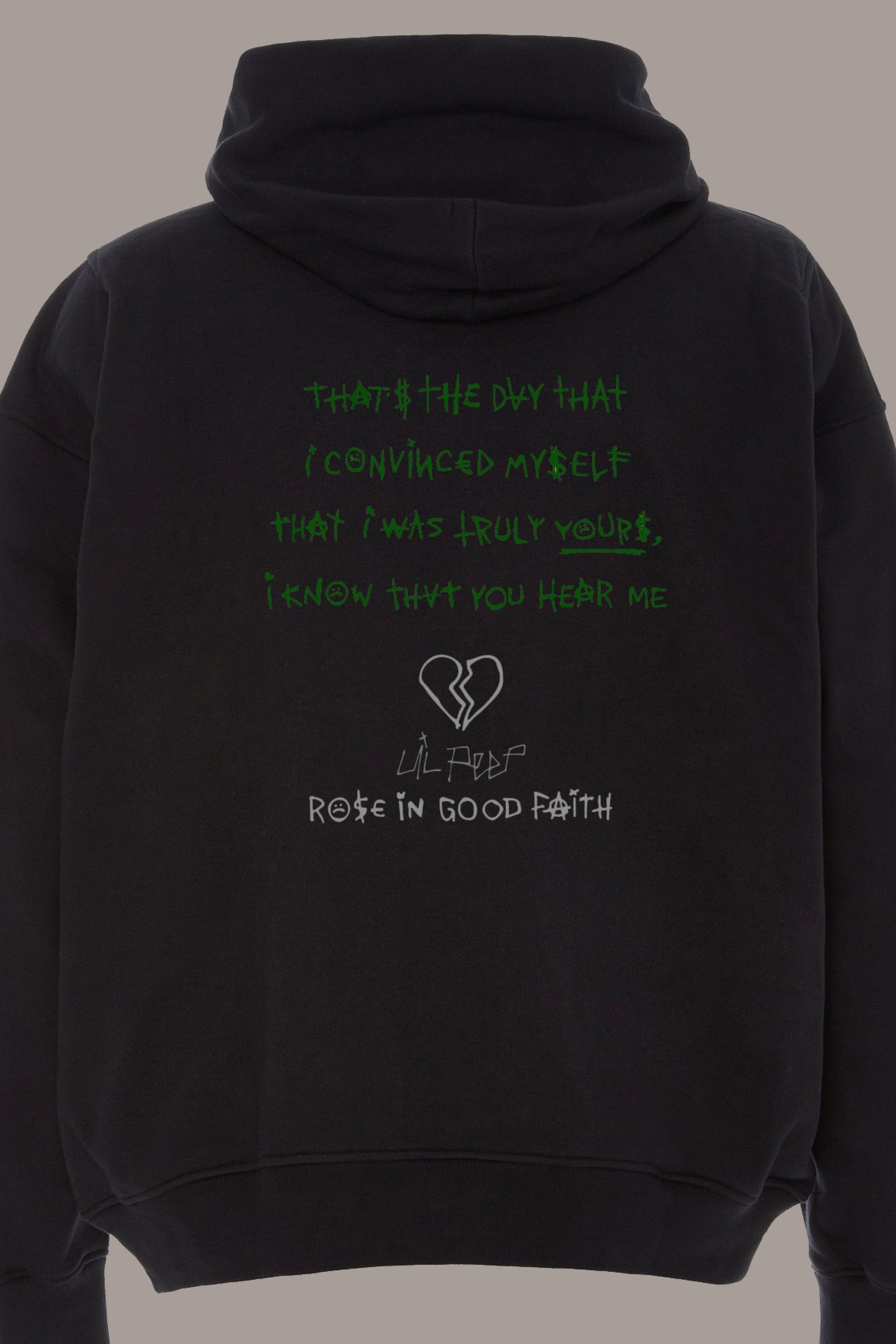 HEAVY LIVE FOREVER HOODIE - HEAVY LIVE FOREVER HOODIE - ROSE IN GOOD FAITH