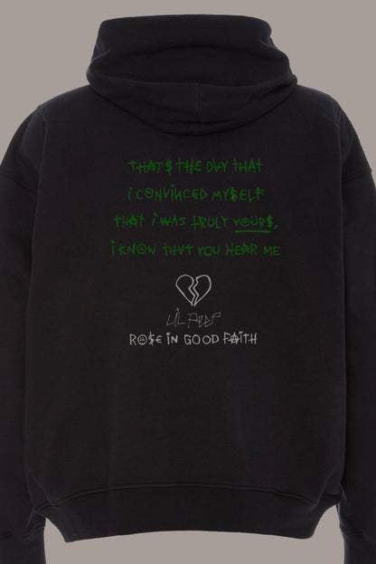 HEAVY LIVE FOREVER HOODIE - HEAVY LIVE FOREVER HOODIE - ROSE IN GOOD FAITH
