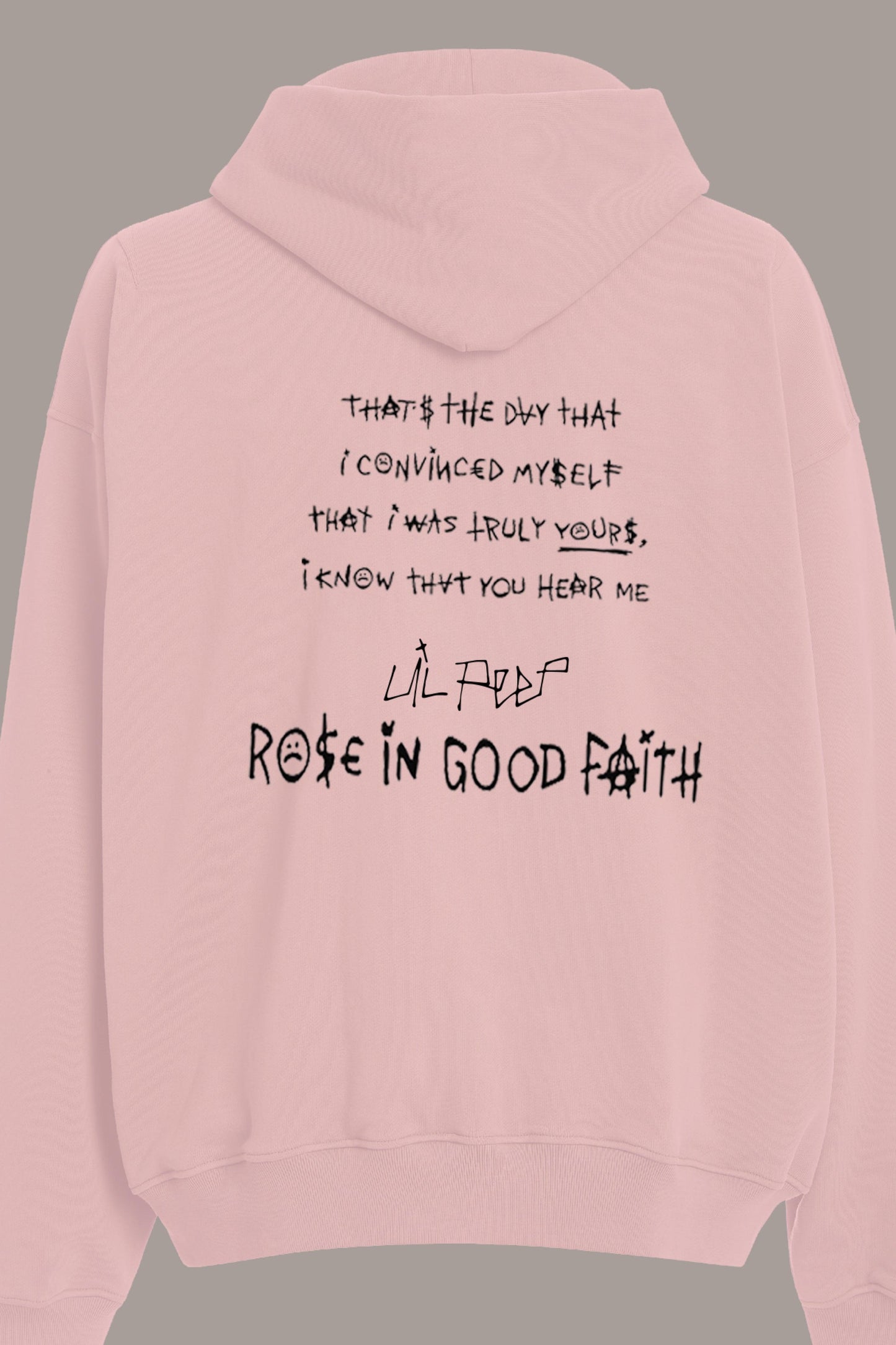 HEAVY LIVE FOREVER HOODIE - HEAVY LIVE FOREVER HOODIE - ROSE IN GOOD FAITH