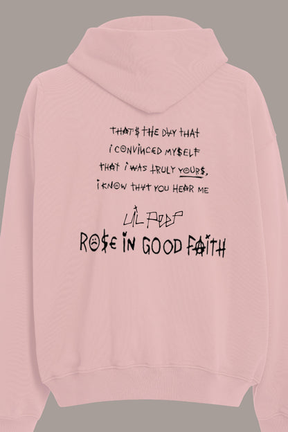 HEAVY LIVE FOREVER HOODIE - HEAVY LIVE FOREVER HOODIE - ROSE IN GOOD FAITH