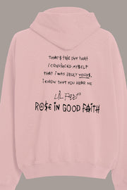 HEAVY LIVE FOREVER HOODIE - HEAVY LIVE FOREVER HOODIE - ROSE IN GOOD FAITH