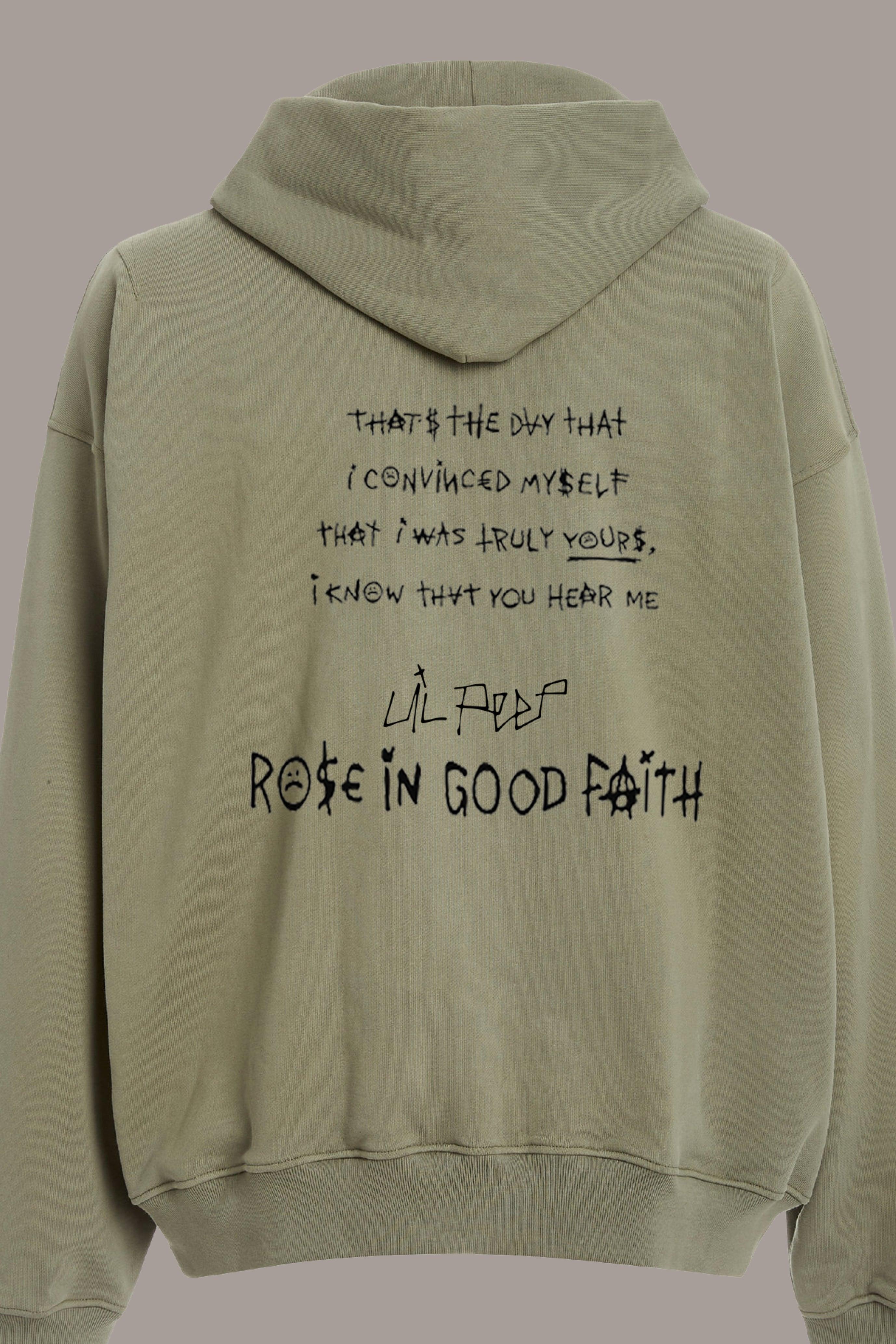 HEAVY LIVE FOREVER HOODIE - HEAVY LIVE FOREVER HOODIE - ROSE IN GOOD FAITH