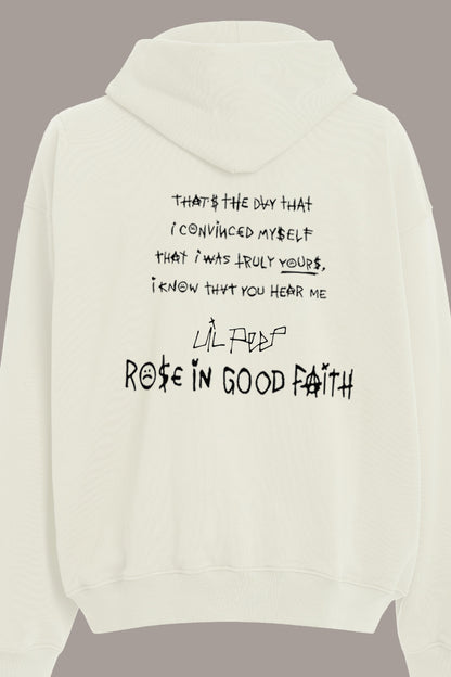 HEAVY LIVE FOREVER HOODIE - HEAVY LIVE FOREVER HOODIE - ROSE IN GOOD FAITH