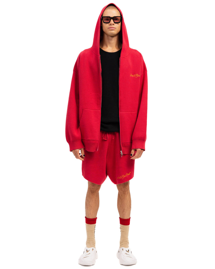 KNIT ZIP HOODIE - KNIT ZIP HOODIE - ROSE IN GOOD FAITH