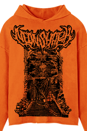 **MEGALODON RAW HOODIE (OFF SPEC)** - **MEGALODON RAW HOODIE (OFF SPEC)** - ROSE IN GOOD FAITH