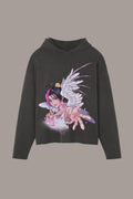 MESSENGER RAW HOODIE - MESSENGER RAW HOODIE - ROSE IN GOOD FAITH