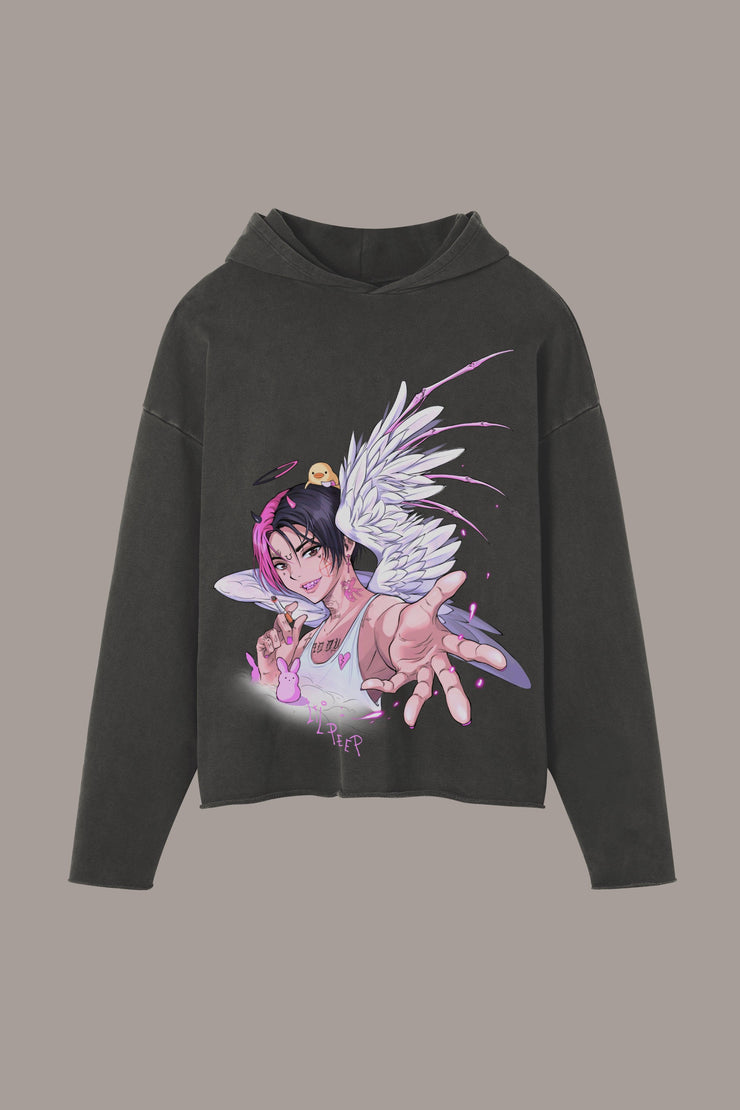 MESSENGER RAW HOODIE - MESSENGER RAW HOODIE - ROSE IN GOOD FAITH