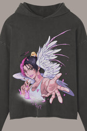 MESSENGER RAW HOODIE - MESSENGER RAW HOODIE - ROSE IN GOOD FAITH